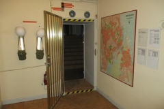 Indgangen til Kommandocentralen