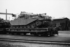 Jernbanevogn til transport af kampvogne
